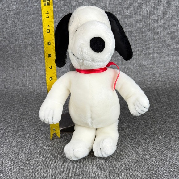 Vintage United Syndicate Snoopy Plush‎ Toy Plush with Red Ribbon 11" - Picture 4 of 9